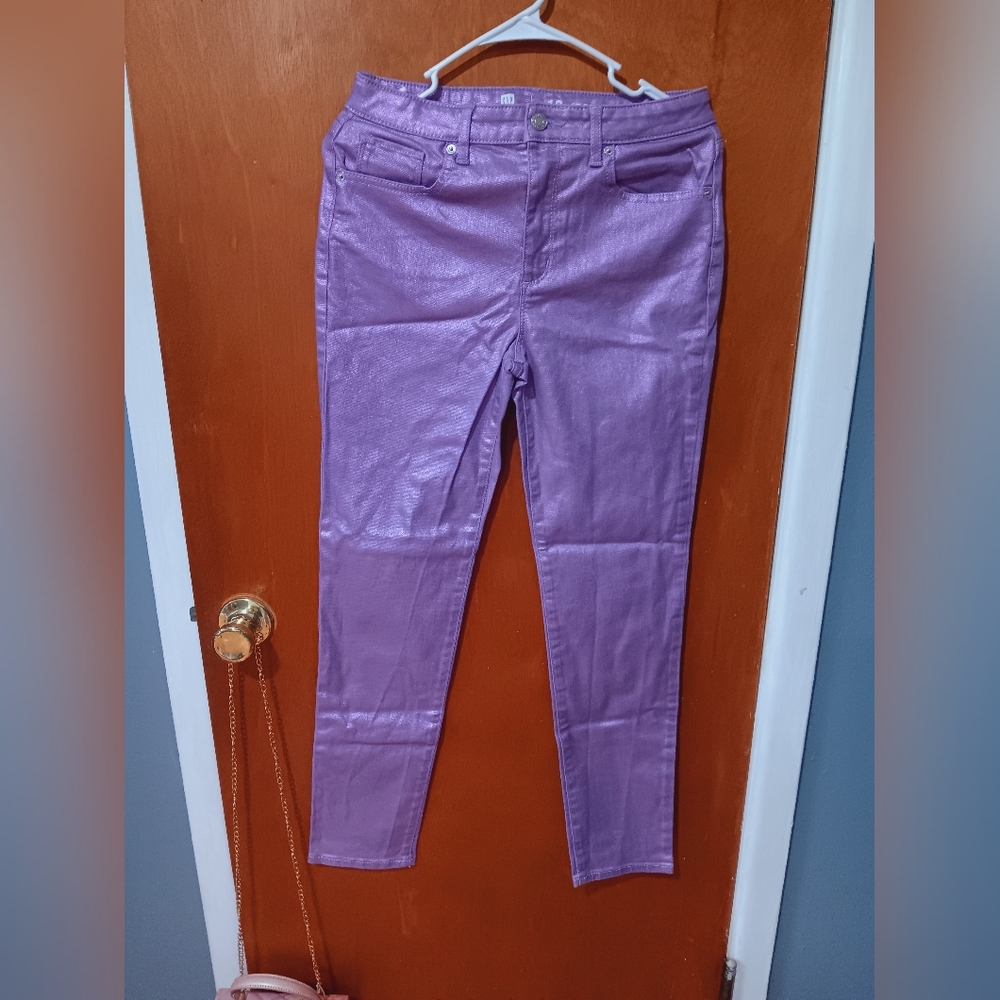 Kids GAP Metallic Jeggings❤️Size 18 Regular stretch.
